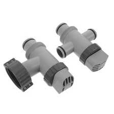  Pool Filter Accessories Dual Split Hose Plunger Valve for System