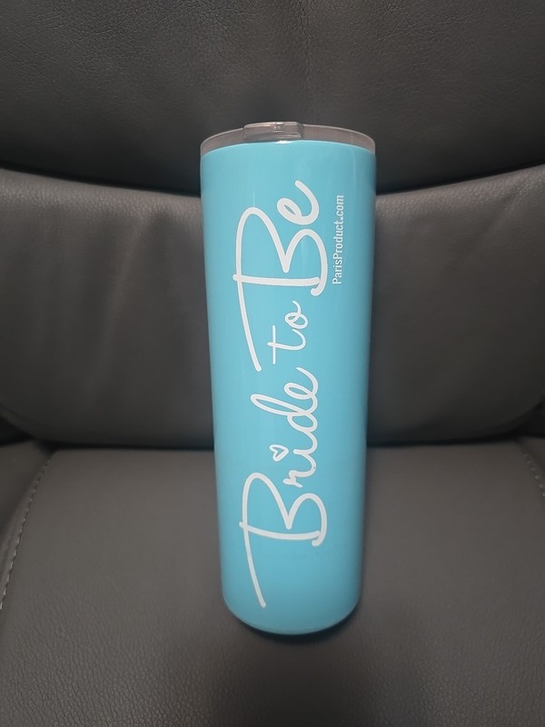 Blue Bride to Be Tumbler Coffee Cup Bachelorette Party Gift