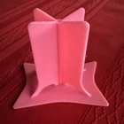 Vtg 1966 Mattel Mod Barbie Francie Skipper Doll Pink X Stand Display part