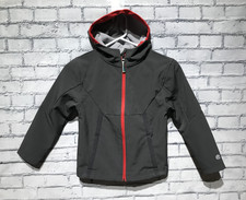 Champion, Kids Boy S 6-7 , Gray Zip Hooded Lightweight Rain Jacket Fleece Inner