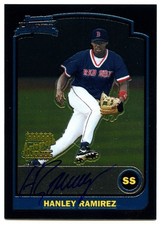 2003 Bowman Chrome AUTO #334 Hanley Ramirez Rookie RC