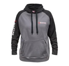 Allstar Performance    All99916l    Allstar Hooded Sweatshirt Lg Silver Blk
