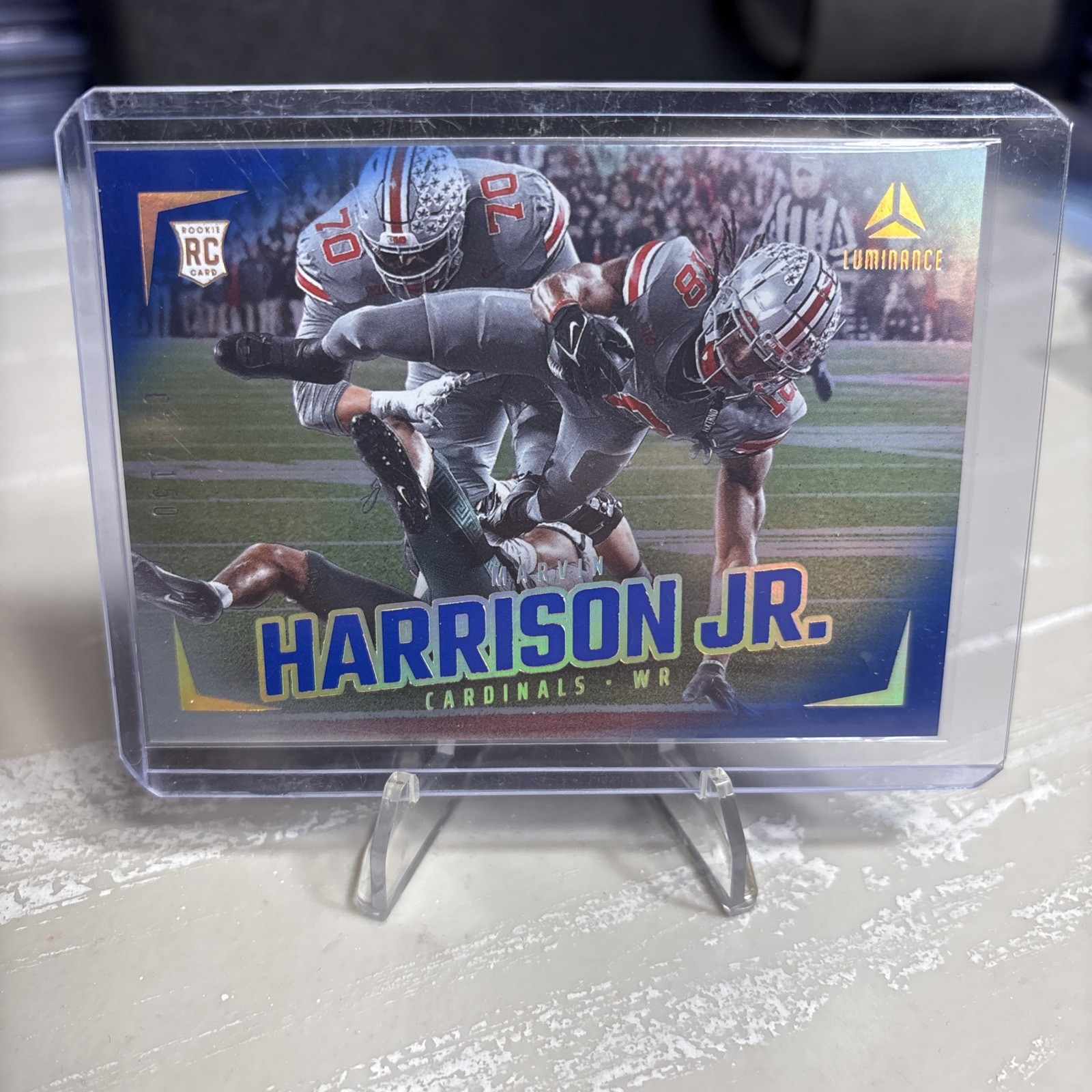 2024 Panini Luminance - Rookies Marvin Harrison Jr. #180 Blue /150 (RC)