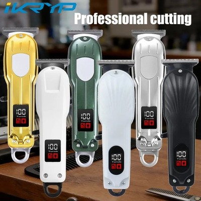 Professional Hair Clippers Trimmer Mens Barber Hair Cutting kit Machine Cordless