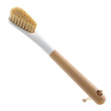 Wood Laundry Brush, Laundry Stain Brush wth Long Handle and Soft Bristle for ...