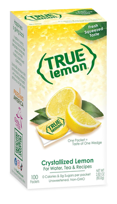 #ad True Lemon 100ct Pack of 1 Water Enhancer Bulk Dispenser 0 Calorie Drink $10.13
