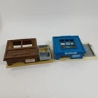 Vintage Hot Wheels Pop N' Play 1988 Police Station & Construction Co Lot of 2