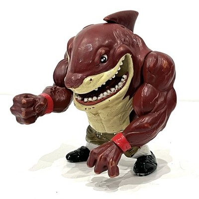 Street Sharks Big Slammu Figur 1994 Mattel Spielzeug