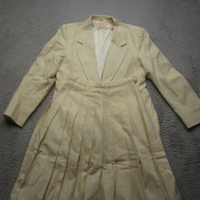 Vintage Pendleton Skirt Suit Womens 12 Jacket Wool Pleated Set Made USA 80s