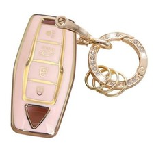 For Mitsubishi Key Fob Cover Key Protective Holder Fit For 2023 2022 2021 Pink For Mitsubishi Key Fob Cover Key Protective Holder Fit For 2023 2022 2021 Pink