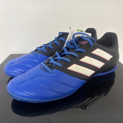 Adidas Ace 17.4 Indoor Junior blau schwarz BB1767 Fußballschuh Gr. 40 UK 6,5