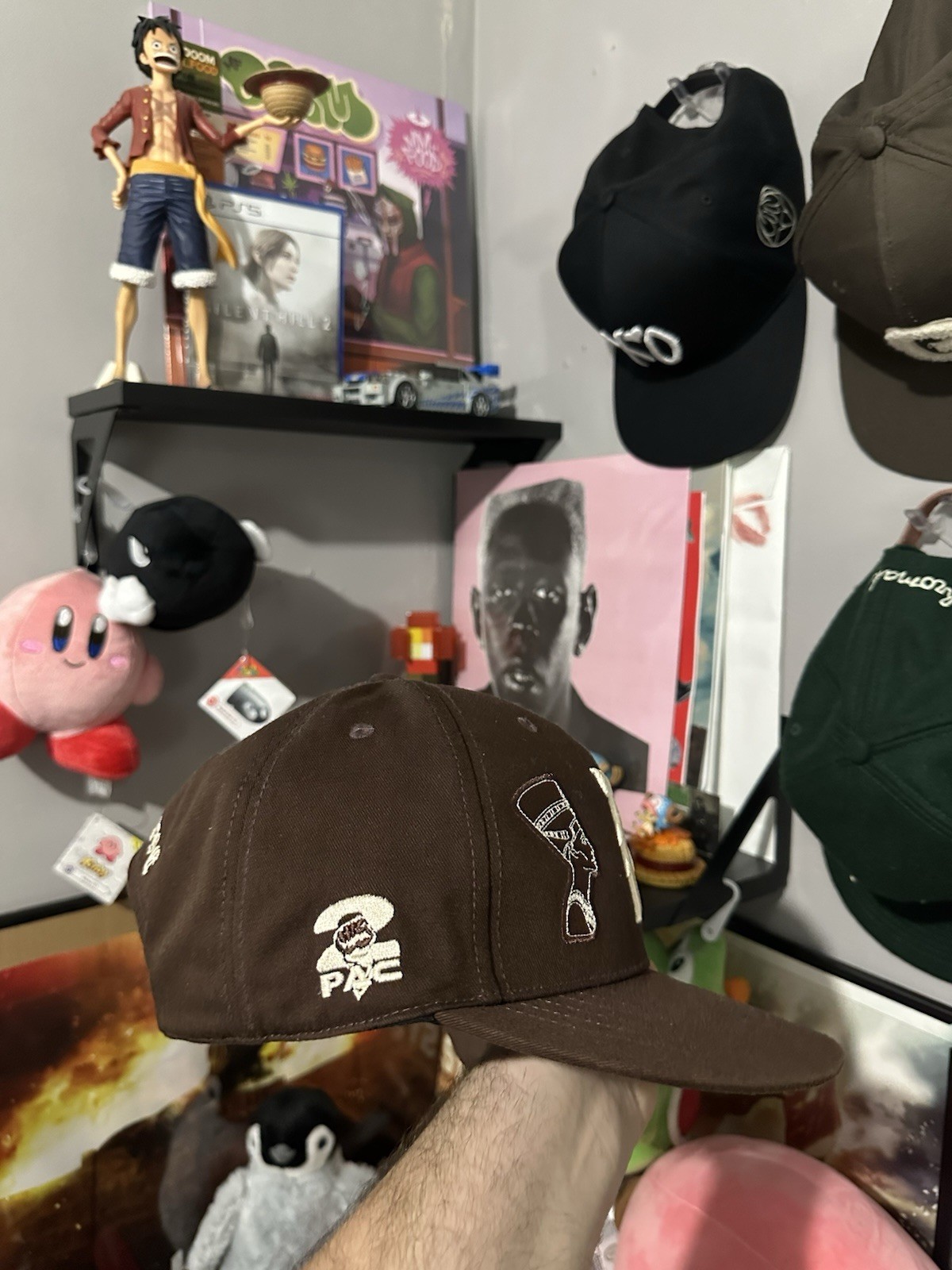 Primitive 2Pac Brown Adjustable Snapback Hat Men … - image 2