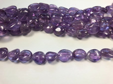 Natural Stone Beads Amethyst Nuggets 16-22mm ONE 16" strand 