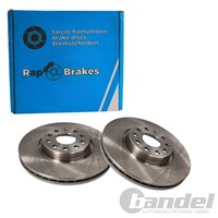 2X RAP Brakes Bremsscheiben 312Mm BelÜFtet Vorne Passend FüR Audi A1 A3 Q2 Q3 TT