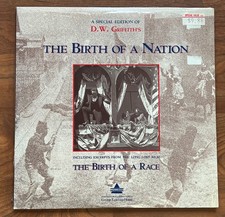 The Birth Of A Nation Laserdisc D.W. Griffith 1991 SEALED Lillian Gish