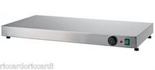 PIANO CALDO cm 100X50X6H IN ACCIAIO INOX Professionale Mantenimento Pizza 90 C
