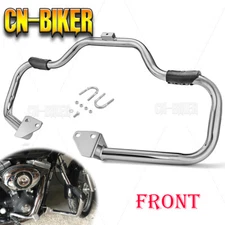 For Harley Dyna FLD FXDL FXDF FXDC Front Mustache Highway Engine Guard Crash Bar