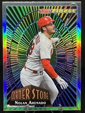 NOLAN ARENADO 2022 Topps Finest Corner Stone Insert Card #94FC-NA STL Cardinals