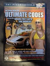 ACTION REPLAY ULTIMATE CHEATS GRAND THEFT AUTO SAN ANDREAS GTA PS2 NEW ONLY  CODE