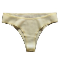 US Womens Transparent Latex Briefs Panties Rubber Shorts Underwear Handmade BDSM