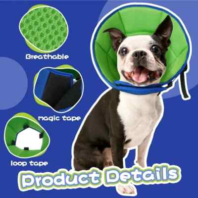 Kuoser DOG CONE COLLAR SOFT SIZE Medium Anti-Lick Protective Wound
