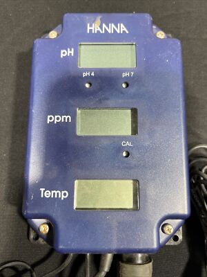 HANNA HI 981504/7 pH/TDS/Temperature Monitor | eBay