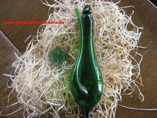 Goethe Barometer Glashütte Barbora Böhmischer Glaskunst hist. Replika Grün Deep