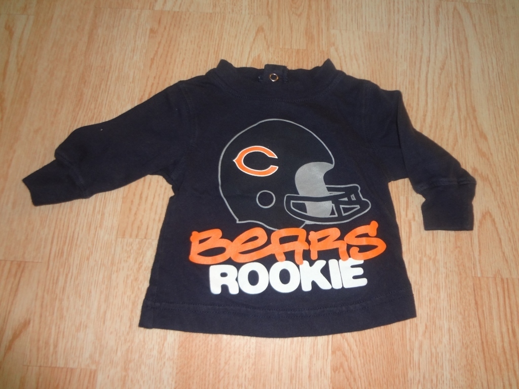 Infant/Baby Chicago Bears 0/3 Mo LS T-Shirt Tee 