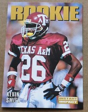 Kevin Smith 1992 SkyBox Impact Rookie Card #340 Dallas Cowboys. rookie card picture