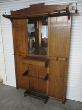 Breite Flurgarderobe aus Jugendstil - Villa, 150 cm breit, TOP