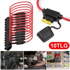 10x KFZ Sicherungshalter Flachsicherung Halter ATC ATO 12V für Auto LKW bis 10x KFZ Sicherungshalter Flachsicherung Halter ATC ATO 12V für Auto LKW bis