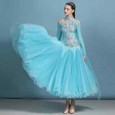 Women Modern Dance Dress Ballroom National Standard Waltz Jazz Performance Dress