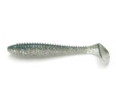 Keitech Swing Impact Fat 3,8'' Weichkunststoffköder 431 HASU Silber Shiner Farbe