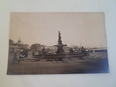 FINNLAND Havis Amanda, Helsinki - Vintage echtes Foto Postkarte §B2073