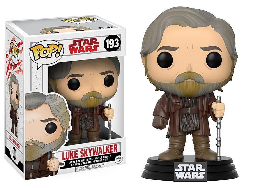 Star Wars El Último Jedi - Luke Skywalker 9.5cm Vinilo Pop Figura Burbuja Funko