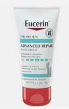 Eucerin Very Dry Skin Advanced Repair Hand Creme 2.7 Oz NEW.