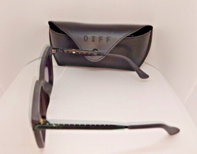 New DIFF Eyewear Bella IV Matte Black Pumpkin Mirror  display picture 2