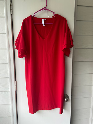 Womans Emma & Michele Red Dress - Size L