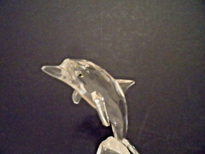 Swarovski Silver Crystal Maxi Dolphin 7644NR000004 mint in box W