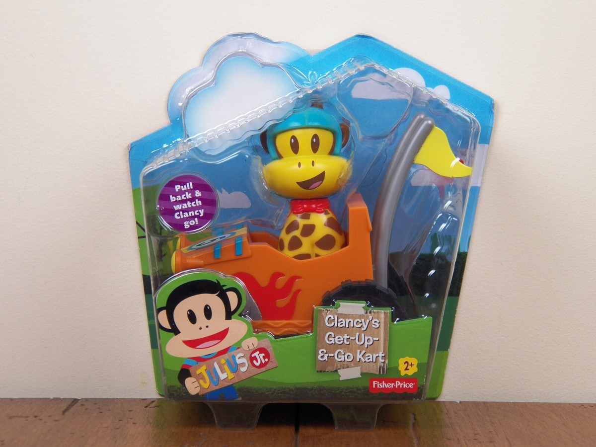 Julius Jr. Clancy's Get-Up-&-Go Kart Figure Bike Set Animal Doll