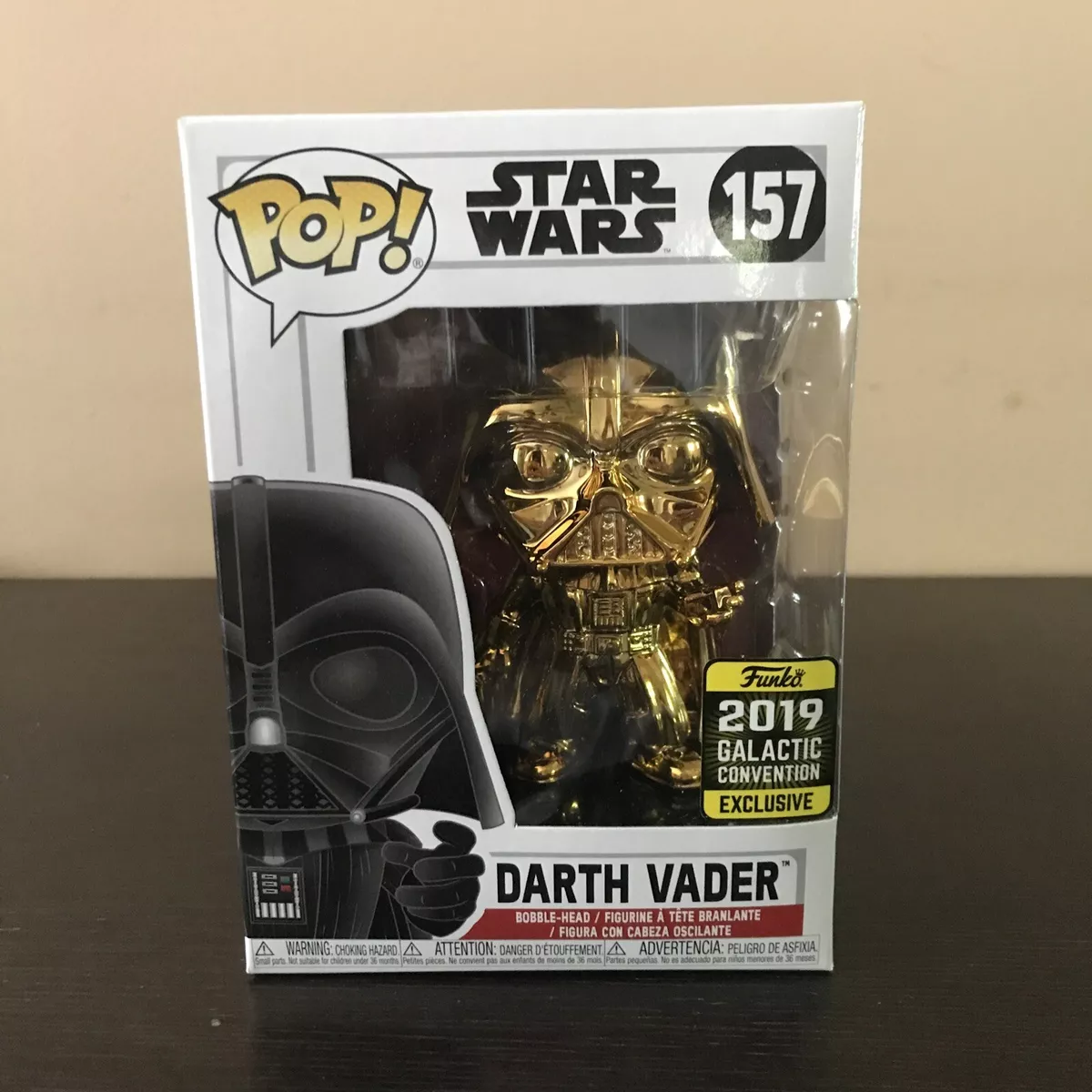 Figurine Dark Vador Gold / Star Wars / Funko Pop Movies 157