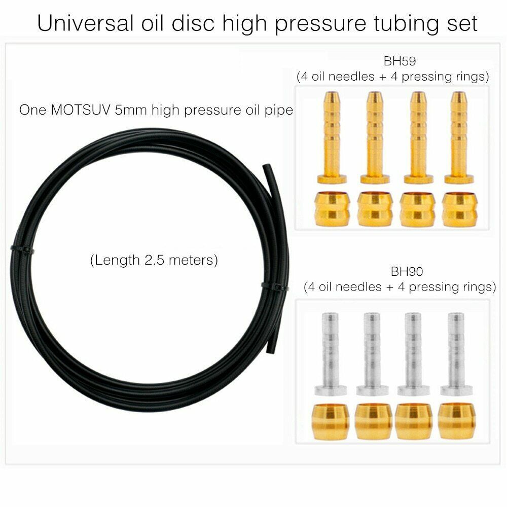 Hydraulic Disc Brake Oil Tube Pipe MTB Bike Brake Hose Set 2.5M BH90