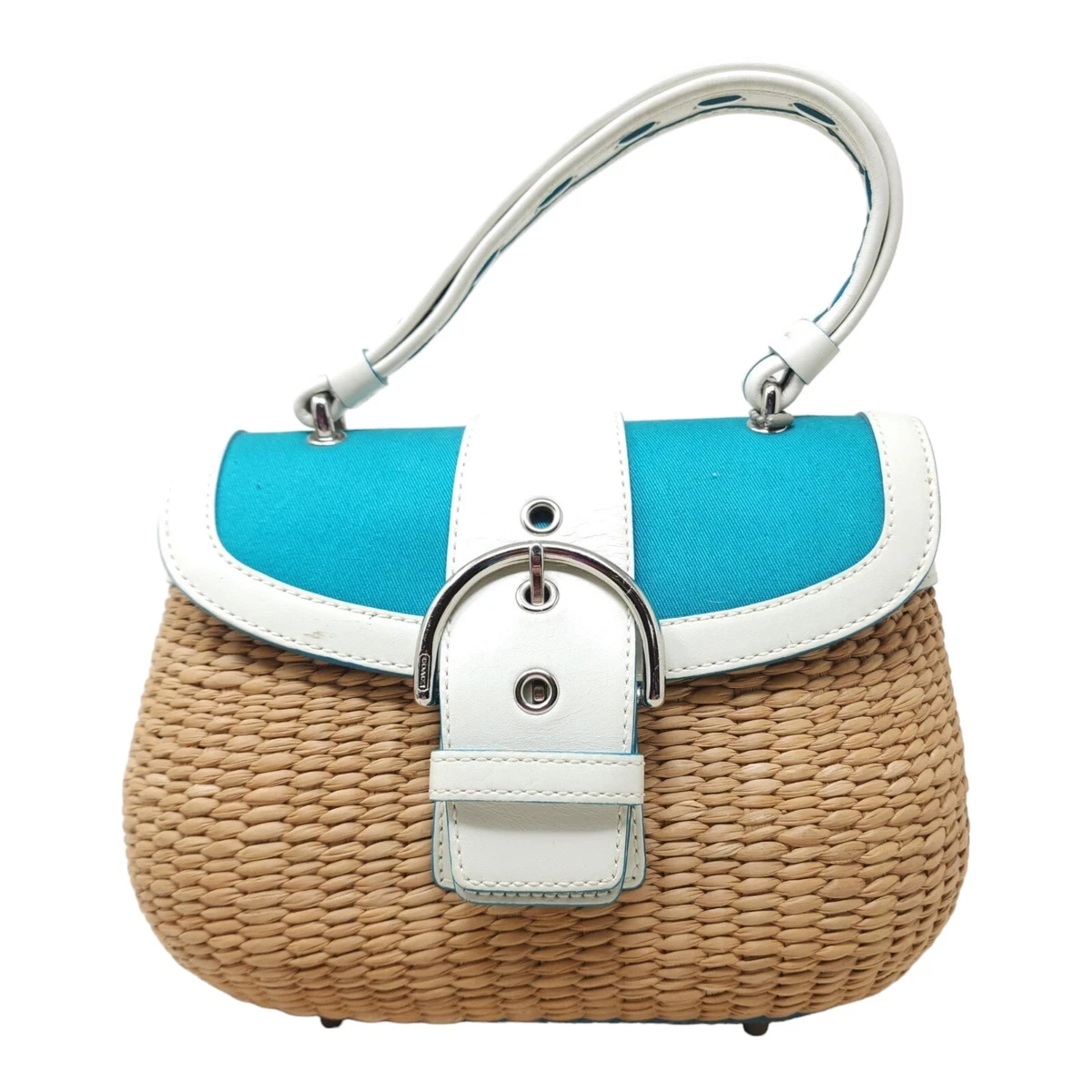 Coach basket weave purse Clearance