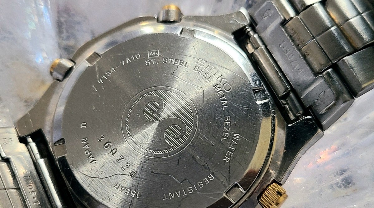 SEIKO SPORTS 150 Vintage Alarm Chronograph Royal Oak 7T34 SEIKO SPORTS 150 Vintage Alarm Chronograph Royal Oak 7T34
