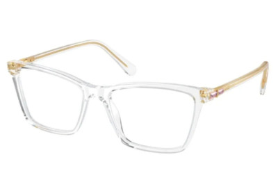 New Swarovski Eyeglasses SK 2015 1027 Crystal Clear Optical Frame 51-16-140