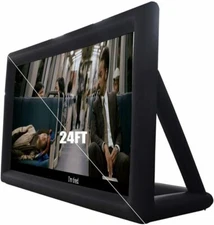 24Ft Inflatable Movie Screen usa / Blower Outdoor Garden Party Rear Projection 