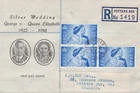 GB810) GB 1948 Silver Wedding, registered illustrated first day cover.