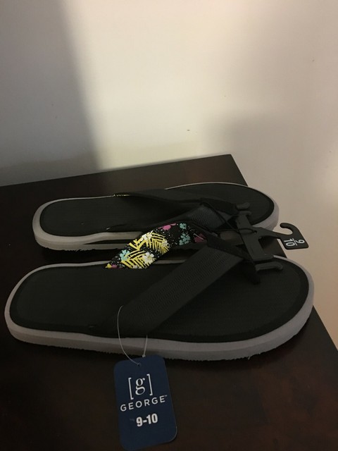 george mens flip flops