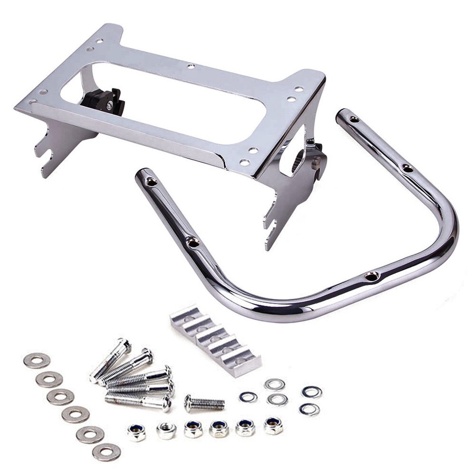 Detachable Two-Up Tour Pack Mount Docking For Harley 97-08 Luggage