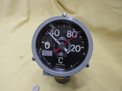 Qualitrol 165-214-01 Thermometer / Switch, NOS, 0 to 120 C, A4